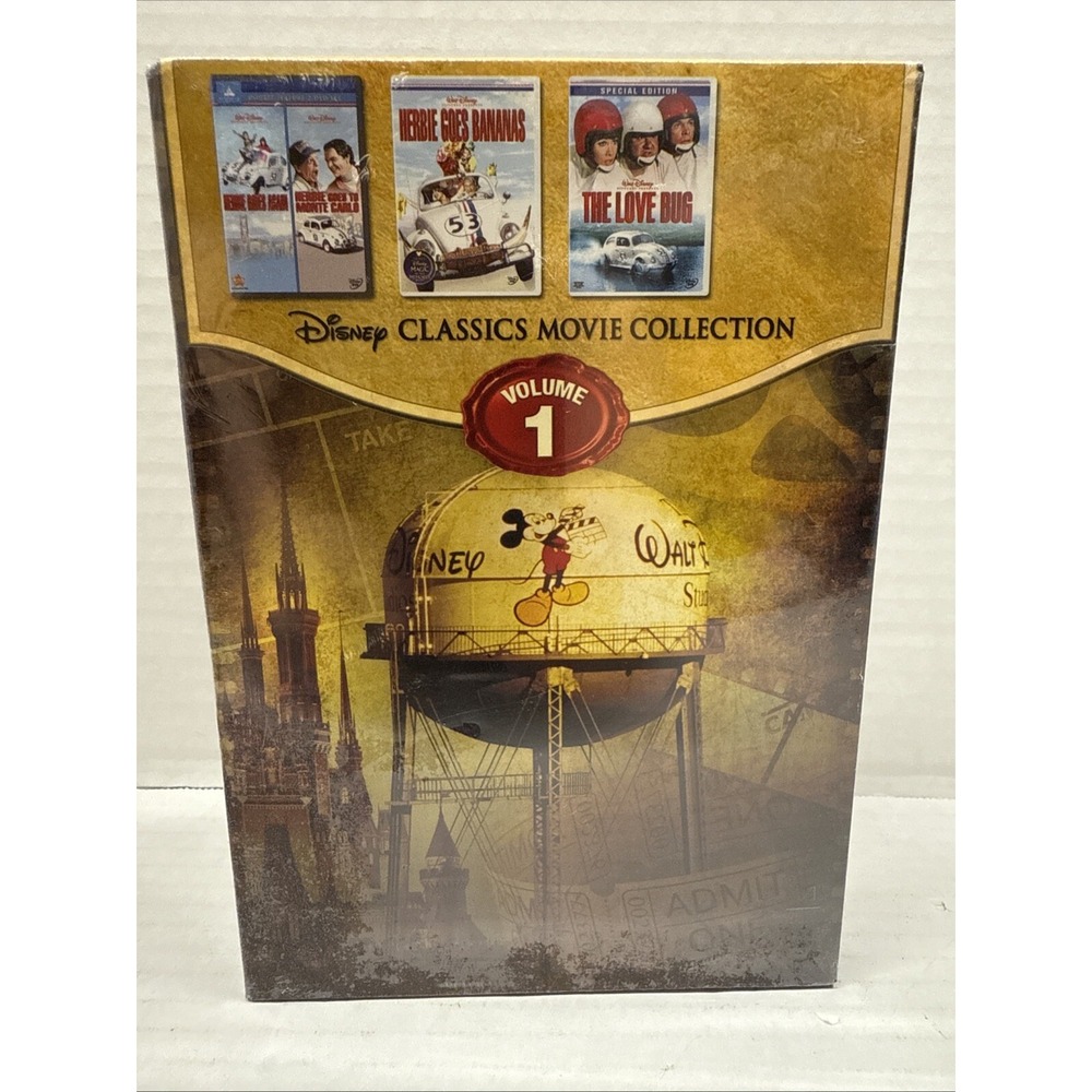 DISNEY CLASSICS HERBIE FOUR MOVIE DVD COLLECTION, Volume 1. NEW!